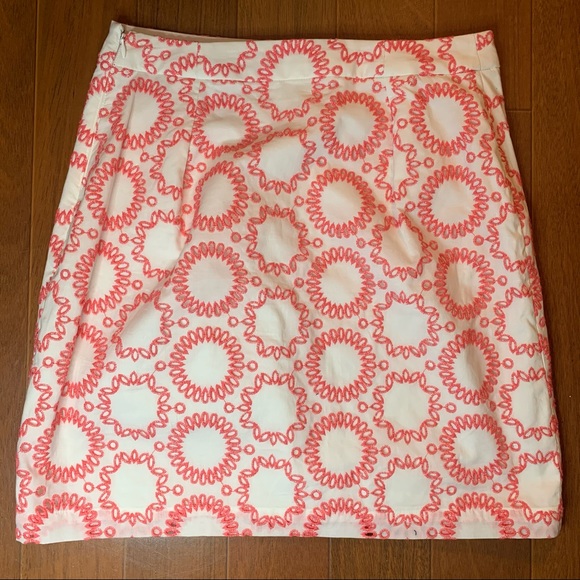 NWOT Banana Republic Milly CircleEmbroidered Skirt - Picture 3 of 5